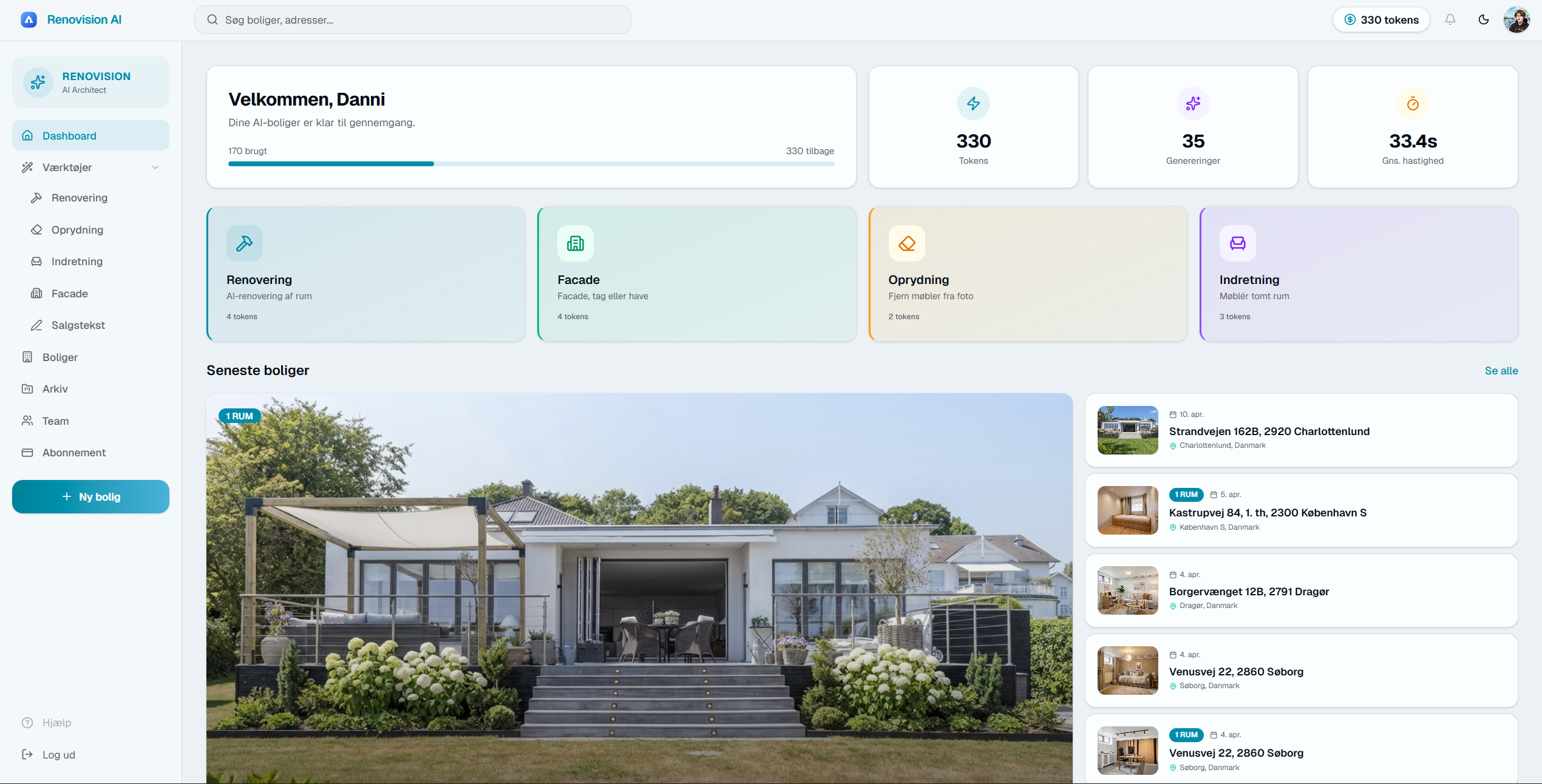 Renovision app screenshot